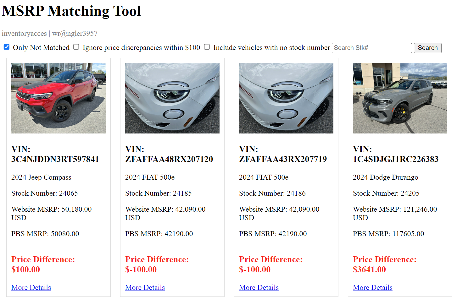 Inventory Management Tool
